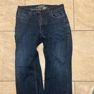 Denim&Co Dark Blue Relaxed Jeans